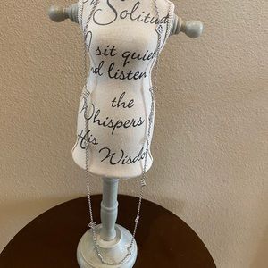 Kendra Scott Long Silver Chain